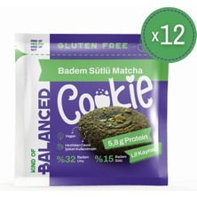 Kind Of Balanced Glütensiz Matcha & Antep Fıstıklı Cookie 60 gr x 12 Adet