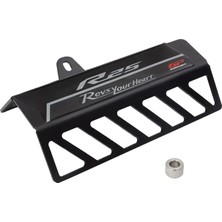 Gp Kompozit Yamaha R25 (2016–2024) Uyumlu Egzoz Koruma Kapağı – Siyah/gri