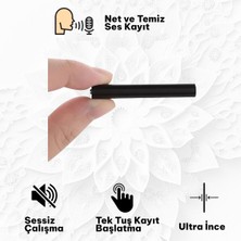 Invicta Dijital Ekstra Slim Ses Kayıt Cihazı USB Flash Bellek Mp3 Player Mini Müzik Çalar