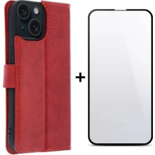 AHK Tekno Iphone 15 Uyumlu Renkli Yumuşak Kapaklı Kılıf / Ekran Koruyucu