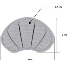 Storemax Ipekbazaar Ayakkabı Vurma Önleyici Koruyucu Ped, Kendinden Yapışkanlı, Kumaş, Dolgulu, Topuk Vurma Önleyici Yastık Pedi,1 Çift (Beyaz)