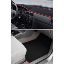 Tusba Market Toyota Corolla Efsane Kasa (1992-1998) Uyumlu 5’li Oto Halı Paspas & Torpido Koruma Kaplama Seti