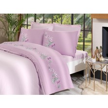 Özdilek Akfil Boutique -Cozy Pembe- Çift Kişilik Nevresim Takımı (4 Yastık Kılıflı)
