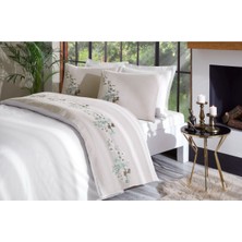 Özdilek Akfil Boutique -Cozy Bej- Çift Kişilik Nevresim Takımı (4 Yastık Kılıflı)