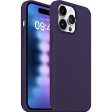 Buff Labs Buff iPhone 15 Pro Max ile Uyumlu Rubber Fit Kılıf Silikon Kılıf, Ipeksi Dokunuş Hisli, Ta