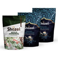 Shazel Hazır Menengiç Kahvesi 200 gr x 1 Adet + Osmanlı Dibek Kahvei 200 x 2 Adet