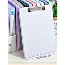 Hugo Kırtasiye 21*30 A4 Kapaklı Kilitli Sekreter Altlığı Beyaz Renk