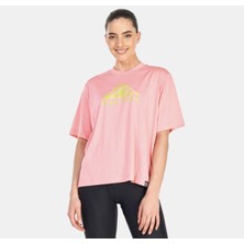 Nike Dri-Fit Trail Short-Sleeve Pembe Kadın T-Shirt DX7896-611