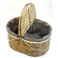 Storemax Hasır Piknik Sepeti – Iki Kapaklı, Büyük Boy, Doğal Hasır El Örgüsü Piknik Sepeti, Şık ve Dayanıklı Sofra Sepeti, Dış Mekân, Kamp ve Bahçe Kullanımı Için Ideal (Hasır)