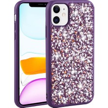 Gaappy Gravel Serisi Apple iPhone 12 Derin Mor Kılıf