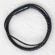 Uretti - Ali 7128 9341 El Yapımı Unisex Deri Ip Bileklik