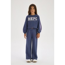 Beverly Hills Polo Club Bg Store Kız Çocuk Indigo Sweatshirt