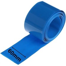 Shrink - 60MM Lityum Batarya Kaplama Isıyla Daralan Pvc Makaron 1 Metre