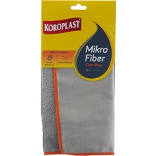 Koroplast Mikrofiber Cam Bezi Tekli, Çift Taraflı Mikrofiber Temizlik Bezi 35X35 Cm, Laptop, Bilgisa