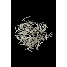 Serhat Aksesuar ve El İşçiliği Gümüş Burgulu Boru 3x25 mm Boncuk 50 gr