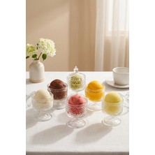 Glamis Selen Concept Şiler Model El Yapımı Cam Kurabiye ve Şekerlik 6'lı Set