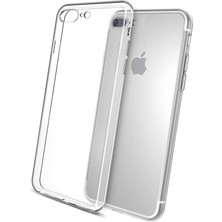iPhone 7 Plus ve 8 Plus Uyumlu Şeffaf Silikon Kılıf, Kamera Korumalı ve Koruyuculu