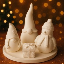 Akanart 5’li Yılbaşı Dekoratif Beton Set