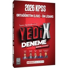 İndeks Akademi Yayıncılık Indeks Akademi Yayıncılık 2026 Kpss Lise Ortaöğretim Ön Lisans Yedix 7 Deneme Çözümlü