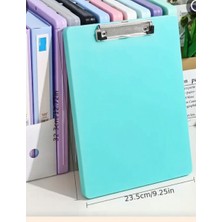 Hugo Kırtasiye 21*30 A4 Kapaklı Kilitli Sekreter Altlığı Turkuaz