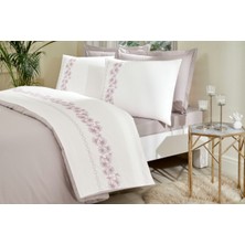 Özdilek Akfil Boutique -Petra Bej- Çift Kişilik Nevresim Takımı (4 Yastık Kılıflı)