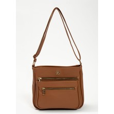 Morpelikan Kadın Ayarlanabilir Çarpraz Askılı Dört Cepli Omuz Çantası