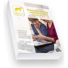 Storemax Premium Parlak Fotoğraf Kağıdı 300GSM 50YP A3