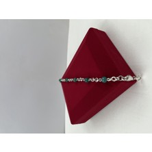 İkonive 925 Ayar Gümüş Kadın Bileklik – Turkuaz Taşlı Model | Şık & Hediyelik Takı, Rodyum Kaplama