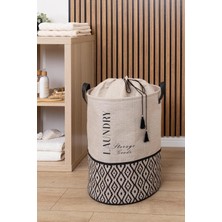 Storemax Bohe Yuvarlak Torbalı Düzenleyici Kirli Çamaşır Oyuncak Sepeti Organizer