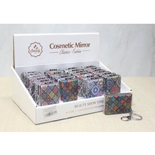 Ttt Taşlı El Aynası Anahtarlık Model 9