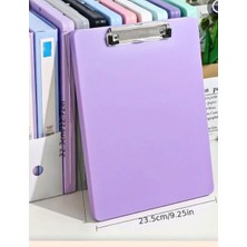 Hugo Kırtasiye 21*30 A4 Kapaklı Kilitli Sekreter Altlığı Lila