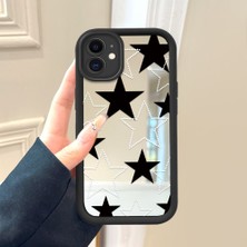 HONTINGA iPhone 12 ile Uyumlu Aynalı Kılıfı Düşüme Önleyici Basitlik Anti Düşme Kamera Korumali Kiraz Desen Yumuşak Silikon Telefon Kılıfı Kadın ve Erkek Için Uygundur K2-9085