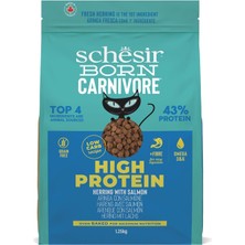 Born Carnivore Somonlu ve Ringa Balıklı Yetişkin Kedi Maması 1,25KG