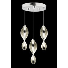 Akgül Mars Krom 3'lü Kumandalı Avize