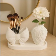 Liza Home Decoration Fiyonk & Kabartmalı Vazo 3’lü Dekoratif Set