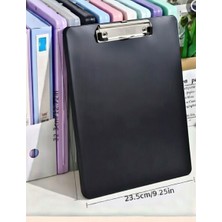 Hugo Kırtasiye 21*30 A4 Kapaklı Kilitli Sekreter Altlığı Siyah Renk