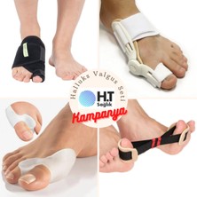 Ht Sağlık Halluks Valgus Seti - Gece Ateli - Bunyon Koruyucu - Egzersiz Lastiği 4ü Bırarada