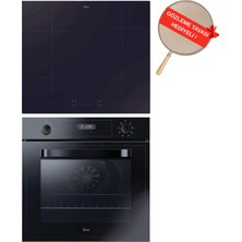 Hoover 2'li Magiccam Duo Ankastre Set (Fırın + Vitroseramik Cam Ocak) | Gözleme Tavası Hediyeli