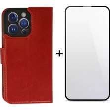 AHK Tekno Iphone 14 Pro Max Uyumlu Renkli Yumuşak Kapaklı Kılıf / Ekran Koruyucu