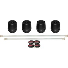 Yamaha R25 2015-2024 Uyumlu Ön ve Arka Aks Koruma Takozu Seti - Gp Kompozit