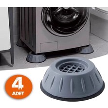 Dynamich Tech Beyaz Eşya Altlığı Ayağı 4 Adet Çamaşır Bulaşık Makinası Buzdolabı Yükseltici Titreşim Önleyici