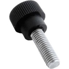 Sedef Plastik Tırtırlı Düğme Cıvatalı No:2 M5X25-30'LU Paket