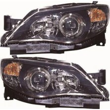 Tyc Subaru Impreza Ön Far Elektrikli Motorlu Sıyah Sol 2008-2011 (Oem No:  84001FG211)