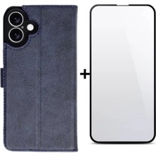 AHK Tekno Iphone 16 Uyumlu Renkli Yumuşak Kapaklı Kılıf / Ekran Koruyucu