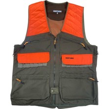 Hunthink Premium Haki - Turunculu Avcı Yeleği