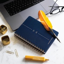 2025-2026 A5 Spiralli Keten 16 Aylık Akademik Ajanda - Lacivert