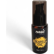 Sakal ve Bıyık Bakım Yağı 50 ml – Besleyici & Parlaklık Veren Formül – Güçlendirici ve Nemlendirici