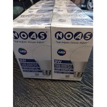 Noas LED Ampul Beyaz Işık 10 Lupaket