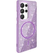 Gaappy Eksa Samsung Galaxy S25 Ultra Derin Mor Kılıf