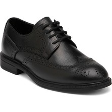 Tergan Siyah Hakiki Deri Erkek Klasik Ayakkabı - E25S1AY57654-A23